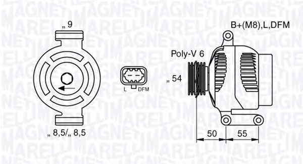  063377425010  MAGNETI MARELLI