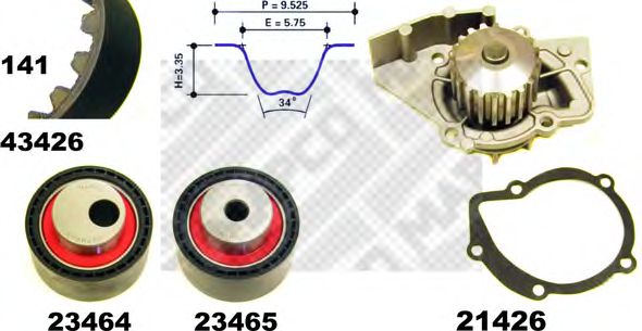  KP15524XS  GATES