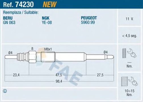  74230  FAE