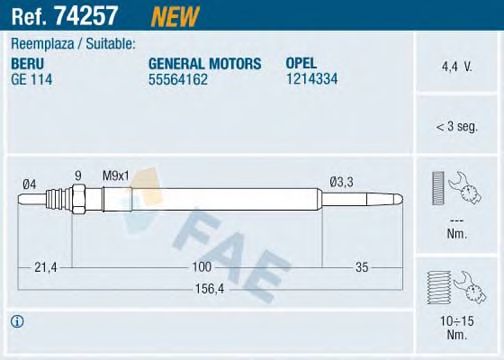  74257  FAE