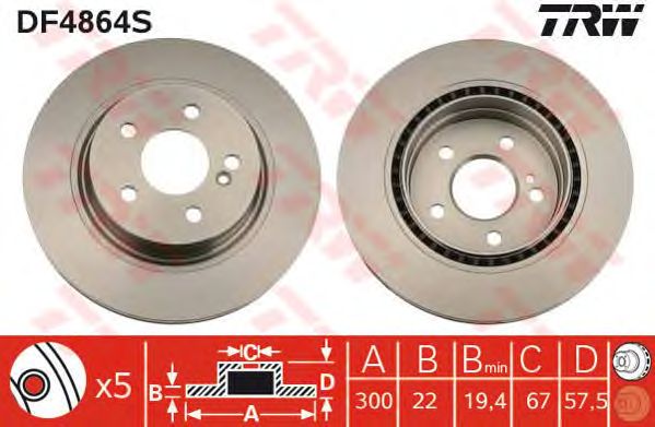  DF4864S  TRW