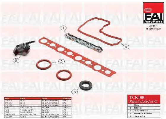  TCK100  FAI AUTOPARTS