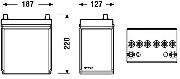  EB357  EXIDE