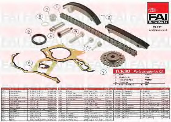  TCK103  FAI AUTOPARTS