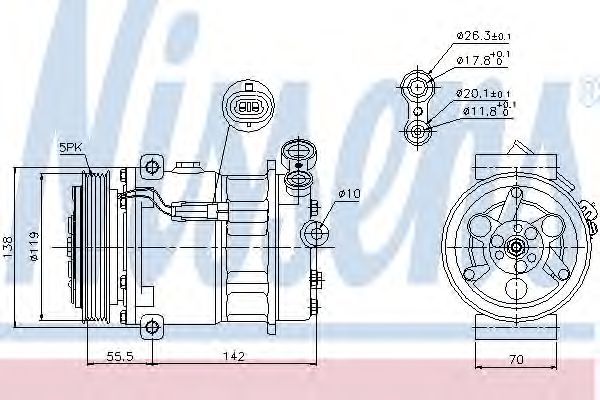  ACP1271000P  MAHLE